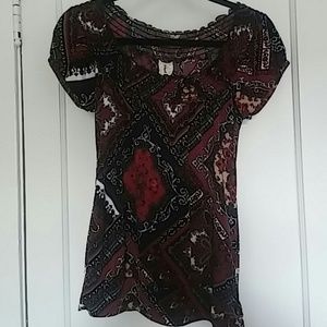 Maroon Blouse - Size M